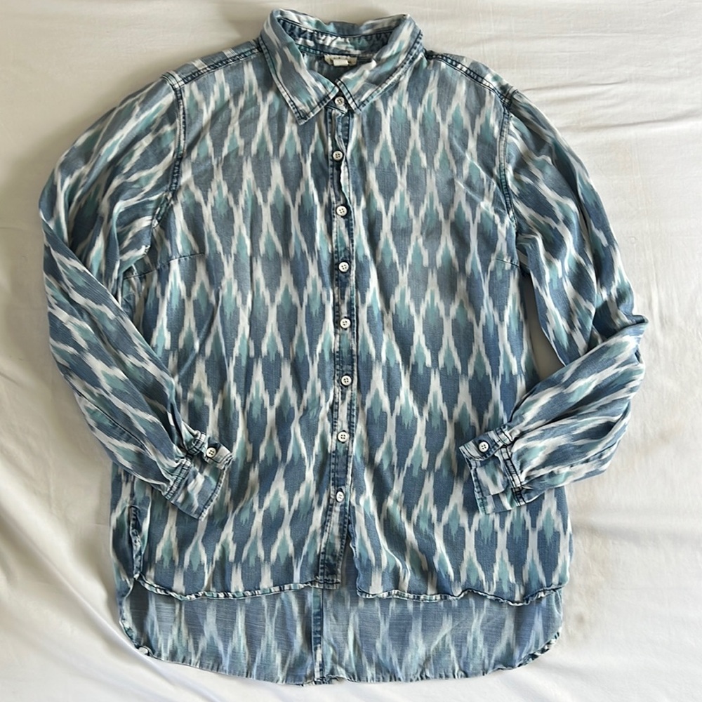 Tribal Jeans denim button down shirt